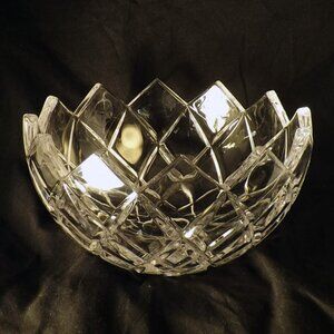 Mikasa Crystal Diamond Crystal Bowl 8 in.